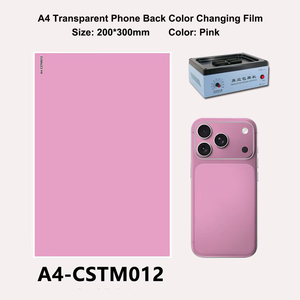 ฟิล์มสีกึ่งโปร่งแสงขนาด <span class=keywords><strong>A4</strong></span> สำหรับเครื่องซีลสูญญากาศแบบซองโทรศัพท์ ปิดคลุมเต็มรูปแบบ เปลี่ยนสีฝาหลังมือถือสำหรับ iPhone 17 - Product Image 5
