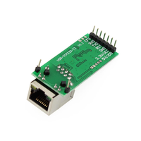 Módulo QXT USR-TCP232-T2 de Serial a RJ45, Convertidor UART TTL a Ethernet TCP/IP con Chipset Korite-M0, Compatible con DHCP y DNS