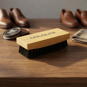 แปรงขัดรองเท้าด้ามไม้โคลอไลท์สำหรับขัดรองเท้า - Product Image 3