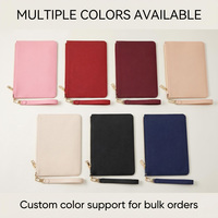 Vente Chaude Sac de Toilette Portable en Cuir Saffiano Végan PU Personnalisé avec Logo Imprimé, Pochette Zippée Estampillée pour Maquillage Cosmétique
