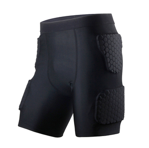 Shorts de compression rembourrés pour jeunes et adultes Youngsonsports Ultimate Impact Protection, avec noyau en nid d'abeille, pour le football et le rugby, flexibles et ergonomiques - Product Image 1