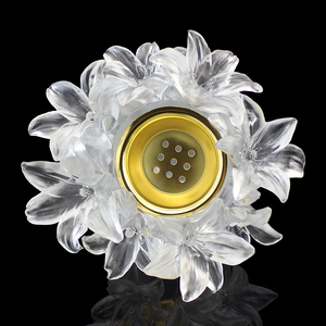 Wholesale Luxury Handmade Crystal Glass <b>Lily</b> <b>Vase</b> Home Decor OEM Custom Color FengMing Brand Model M Wholesale - Product Image 5