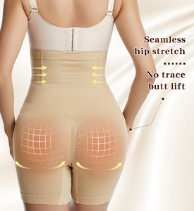 Corset de maintien post-partum taille haute avec soutien-gorge intégré, rehausseur de fesses et de hanches, pantalon amincissant renforcé pour un confort optimal, options grandes tailles - Product Image 6