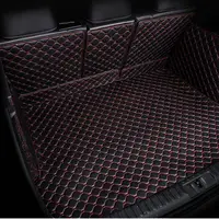  Tapis Coffre Voiture Ensemble Complet Étanche Tapis Coffre  Voiture Cargo Liner pour Jetour X70 2018-2021 Tapis Plateau Auto Intérieur  Accessoires Cuir Coffre Protection Housse (Couleur : Café)