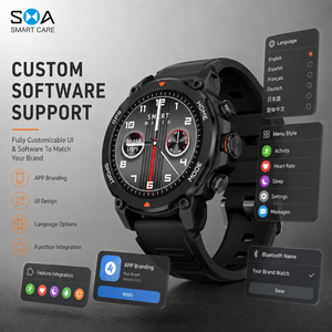 Fabrik-Großhandel Outdoor GPS Smartwatch 5ATM Wasserdicht AMOLED Anpassbares Logo Sport-Smartwatch mit <span class=keywords><strong>Bluetooth</strong></span>-Anruffunktion - Product Image 3