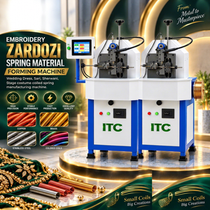 เครื่องม้วนสปริงอัตโนมัติ Zardozi ควบคุมด้วย PLC ความแม่นยำสูง 230V เกรดอุตสาหกรรม - Product Image 1
