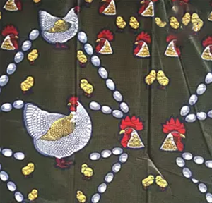 Tissu africain en coton ciré 100 % personnalisé en usine chinoise pour robes africaines - Product Image 5