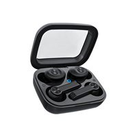 Earphone Nirkabel XG15 Baru untuk 5.0, Model Pribadi Dual-Ear TWS IPX4 Tahan Air, Lampu Bernapas, In-Ear untuk Olahraga