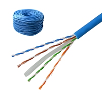 Câble LAN Cat6 UTP FTP SFTP 4 paires, 305 m en rouleau, gaine PVC certifiée ROHS.CE.FC, haute qualité OEM pour Internet