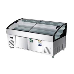 Gabinete de exhibición de alimentos escalonado de cafetería De restaurante de hotel recientemente actualizado y gabinete de conservación de alimentos - Product Image 4