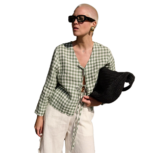 High-Grade Summer <b>Women's</b> Casual Breathable Eco-Friendly Knitted Halter O-Neck Tank <b>Top</b> with Navel Stretch Short Sleeveless - Product Image 1