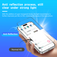Film de protection personnalisé en usine, anti-reflet, HD, transparent, 2.5D, 3D, vente en gros pour iPhone 17 Pro Max