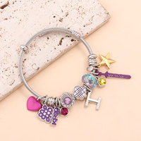 Pulsera de dijes inspirada en K-POP al por mayor, cadena de cuentas, regalo de joyería para mujer, pulseras de dijes de moda