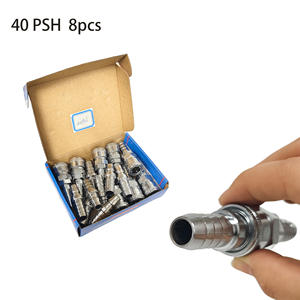 20/30/40PSH Stainless Steel Pneumatic <b>Quick</b> Release Fitting Air Hose Coupler 8/10pcs - Product Image 5