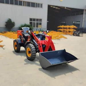 Trang trại Máy kéo với 4x4 multitone loader Trái Đất di chuyển máy móc mini loader