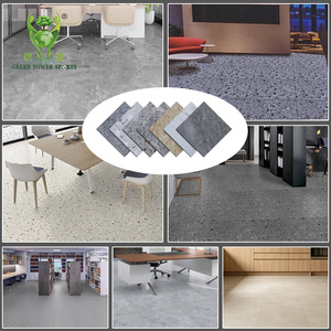 Dalles de <span class=keywords><strong>sol</strong></span> LVT antidérapantes de couleur unie, revêtement de <span class=keywords><strong>sol</strong></span> <span class=keywords><strong>vinyle</strong></span> imperméable à coller pour la rénovation résidentielle et de bureaux - Product Image 6