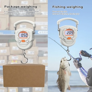 SNEDA Fischwaage 132lb/60kg USB-Aufladung Digitale Angelwaage mit Hintergrundbeleuchteter LCD-Anzeige Tragbarer Griff Edelstahl-Haken - Product Image 3
