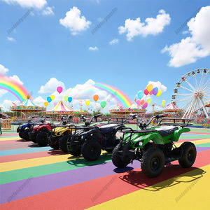 Comercial Mini eléctrico ATV Quad Bike <span class=keywords><strong>alquiler</strong></span> parachoques coche con fibra <span class=keywords><strong>de</strong></span> vidrio y plástico construcción trasera uso al aire libre - Product Image 5