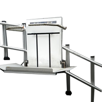 Vente chaude accessibles incliné hydraulique chaise incurvée plate-forme élévatrice pour escaliers