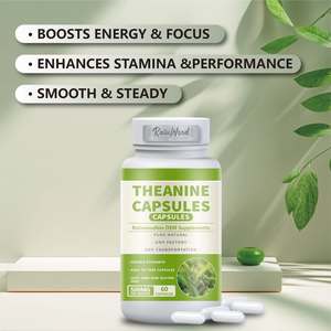 Kapsul Rainwood <span class=keywords><strong>L</strong></span>-Theanine Suplemen Kapsul Theanine 200mg Kapsul <span class=keywords><strong>L</strong></span>-Theanine Ekstrak Teh Hijau Kapsul Bubuk <span class=keywords><strong>L</strong></span>-Theanine - Product Image 3