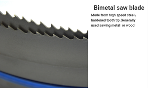 En iyi fiyat fabrika doğrudan tedarikçi satın bi-metal bant testere bıçağı testere HSS yüksek hız çelik testere bıçağı ahşap - Product Image 3