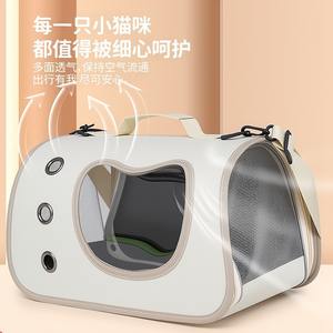 New Pet Travel Bag Foldable Portable Dogs <b>Cats</b> Car-Friendly Breathable Large Capacity Shoulder Hand-Held - Product Image 3
