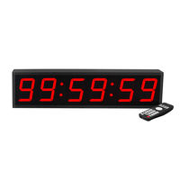 Timer Gym Profesional Portabel untuk Interval Latihan dengan Remote Control untuk GYM