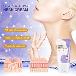 ELAIMEI Crema Facial de Cuello de Cisne en Forma de V de 120 mL, Crema de Masaje <span class=keywords><strong>Antiarrugas</strong></span>, Ácido Hialurónico, Centella, <span class=keywords><strong>Aloe</strong></span> <span class=keywords><strong>Vera</strong></span>, Hierbas PARA EL Cuidado del Cuello - Product Image 1