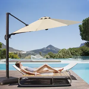 有吸引力的价格新型花园太阳销售酒店的户外露台餐厅伞