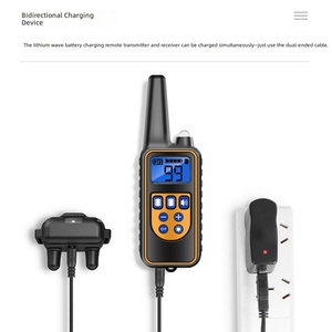 Accessoires pour animaux de compagnie : Dispositif anti-aboiement manuel pour chien, rechargeable, étanche, biodégradable, avec fonctions sonores, vibrantes, de choc électrique, sonnette et lumière - Product Image 4