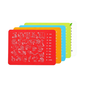 High Quality Waterproof Silicone Placemat Food Insulation Pad Dining <b>Table</b> Mat Darklight Modern Creative Design - Product Image 1