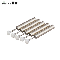 Amortisseur hydraulique à fermeture douce et silencieuse - Rebondisseur en acier inoxydable et plastique pour meubles de maison et couvercles de poubelles