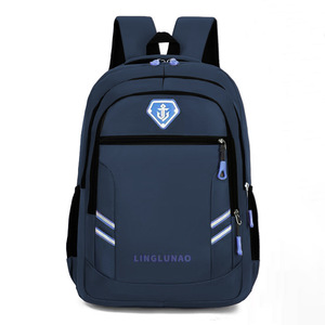 Linglunao Men's <b>Backpack</b> <b>Large</b> Capacity Waterproof Lightweight Business Travel Outdoor Sports Laptop Bag 20-35L Solid Color - Product Image 5