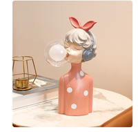 Plateau mignon de style postmoderne pour la chambre des enfants, thème de dessins animés pour la décoration du salon et de la chambre à coucher