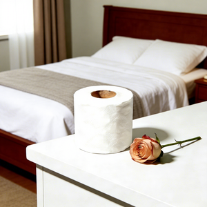 Rollos <span class=keywords><strong>de</strong></span> Papel Higiénico <span class=keywords><strong>de</strong></span> Pulpa <span class=keywords><strong>de</strong></span> Madera Virgen, Materia Prima Blanca Fina, Absorbente <span class=keywords><strong>de</strong></span> Agua, 12.5 g x 2 Capas, 105 mm <span class=keywords><strong>de</strong></span> Alto, Muestra Gratis - Product Image 1