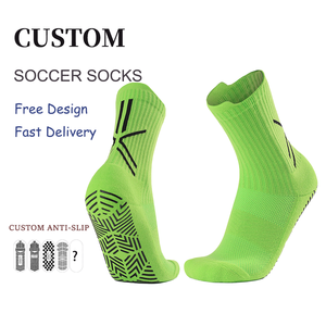 Calcetines de Fútbol para Hombre, de Secado Rápido, Antideslizantes, de Poliéster y Algodón, con Logotipo Personalizado, Marca <span class=keywords><strong>Glacier</strong></span>, Más Vendidos - Product Image 1