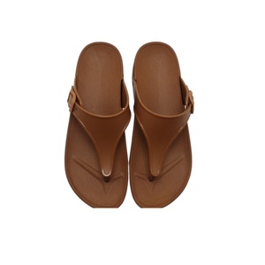 Phụ Nữ Wedge Flip Flops Thong Sandal Với Trọng Lượng Siêu Nhẹ Đế Ngoài Bãi Biển Slides - Product Image 3