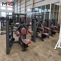 Máquina de Entrenamiento para Elevación de Hombros, Máquina de Elevación Lateral con Peso, Equipo de Entrenamiento de Fuerza para Gimnasio Comercial
