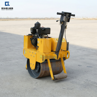 Mini-rouleau compresseur routier de 500 kg avec moteur à essence de 13 CV, directement de l'usine pour la construction
