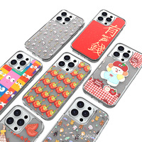 Coque antichoc magnétique transparente 2-en-1 en TPU+PC pressée à chaud avec plaque arrière amovible, protection intégrale DIY pour iPhone 14 Plus et 13 Pro