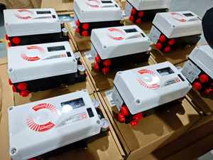 Vannes de régulation d'angle pneumatiques industrielles Flowserve Flowtop, positionneurs de vanne Flowserve Logix 420 520 3200 3800 personnalisés - Product Image 4