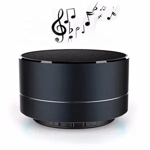 Customized FM Radio Round Shape Soundbox Subwoofer Wireless Roundness Column Aluminum Alloy A10 Bluetooth Speaker