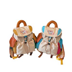 Yachuangxin Outdoor <b>Backpack</b> Oxford Cloth Multi Color <b>Drawstring</b> Closure Hiking Camping Bag All Seasons Use - Product Image 1