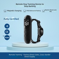 Neues Hunde-Trainingsgerät Smart Ferngesteuertes Trainingsgerät Anti-Bell Elektroschock Geräusch Vibration IP68 Wasserdicht ABS
