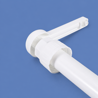 Pompe doseuse 30cc pour seau en plastique avec couvercle à bec verseur, pompe en PP et tube PE découpable pour l'emballage de produits liquides