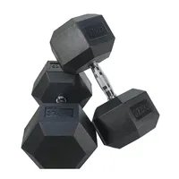 OKPRO - Hex Rubber Dumbbell, Gym Used, Factory Supplied