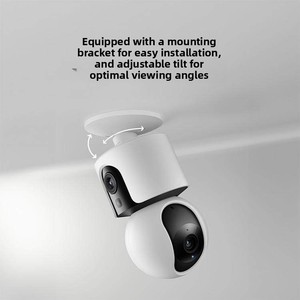 Caméra de surveillance domestique intérieure à double objectif <span class=keywords><strong>C300</strong></span>/C500 pour caméra intelligente, accès à distance mobile, vision nocturne, 32 Go-256 Go - Product Image 4