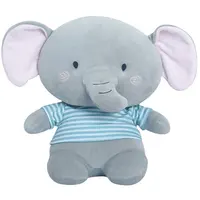 नीले सफेद पशु आलीशान खिलौना प्यारा हाथी खरगोश भालू भरवां खिलौना जोड़ी गुड़िया क्रेन मशीन बच्चों जन्मदिन वेलेंटाइन उपहार