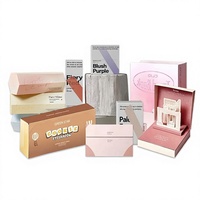 Boîtes cosmétiques personnalisées pour avion, logo imprimé en couleur, boîte d'emballage express pour soins de la peau en carton ondulé E-Flute extra-résistant, commande personnalisée acceptée
