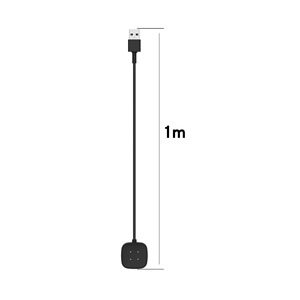 Cable de carga para reloj inteligente <span class=keywords><strong>Fitbit</strong></span> <span class=keywords><strong>versa</strong></span> 3 sense, cable de sincronización de datos de 1m y 3 pies - Product Image 2